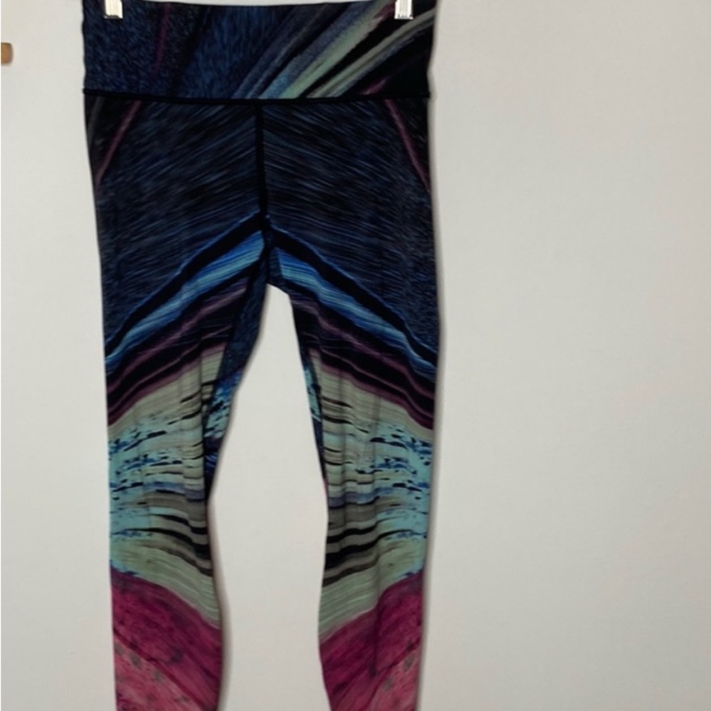 Lululemon Athletica Blue and Black Leggings